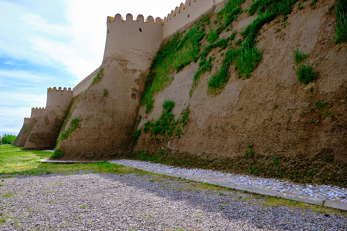 Rest der alten Stadtmauer in Sharisabz