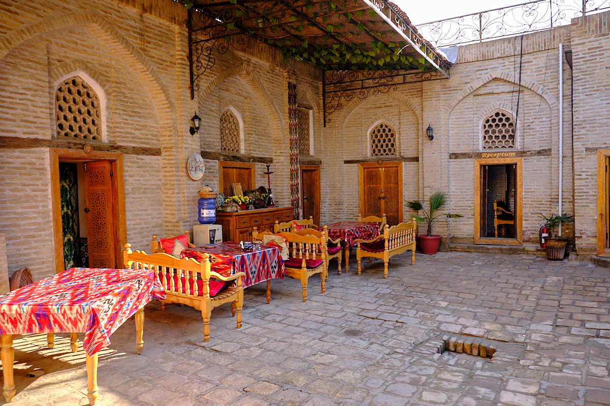 Der zweite Innenhof des Hotel Khurjin